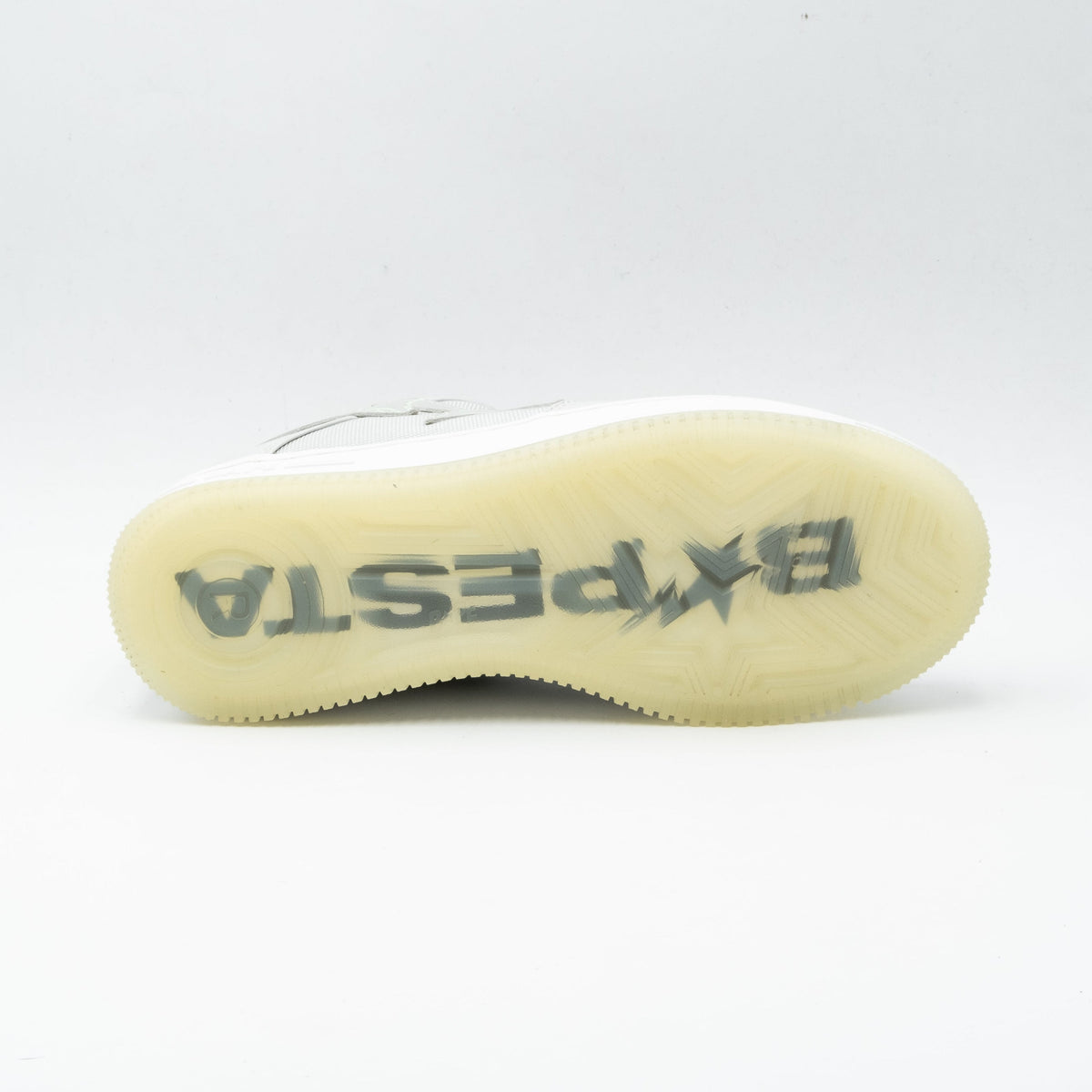 A Bathing Ape Bapesta Text Code Camo Grey 2022