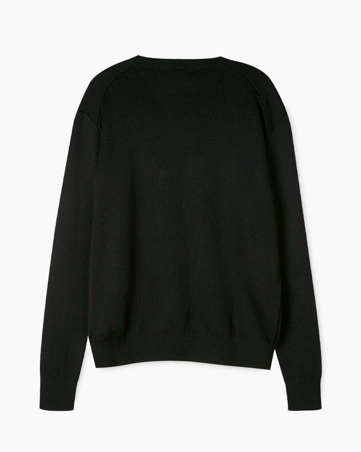 Ami Paris Pull Col Rond Noir