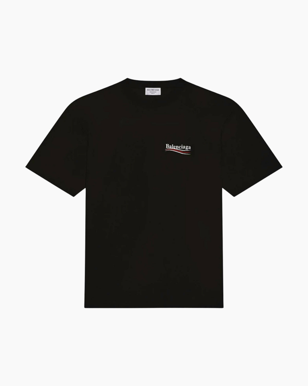 Balenciaga T-Shirt Political Campaign Noir