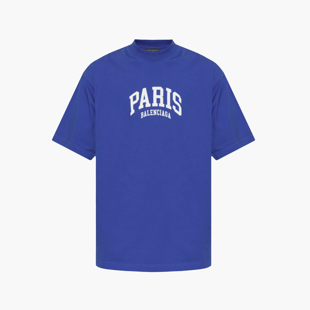 Balenciaga T-Shirt Cities Paris Bleu