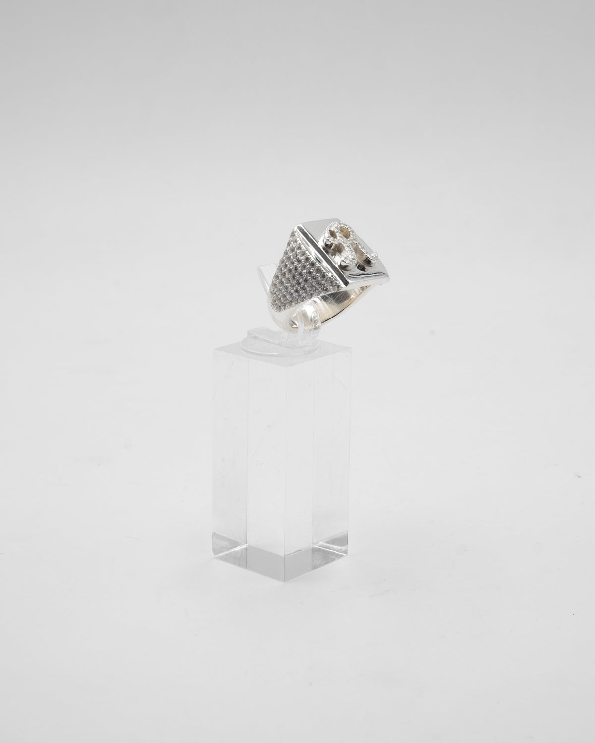 Blinggs Bague Asap - Argent 925 - Zircons Blancs