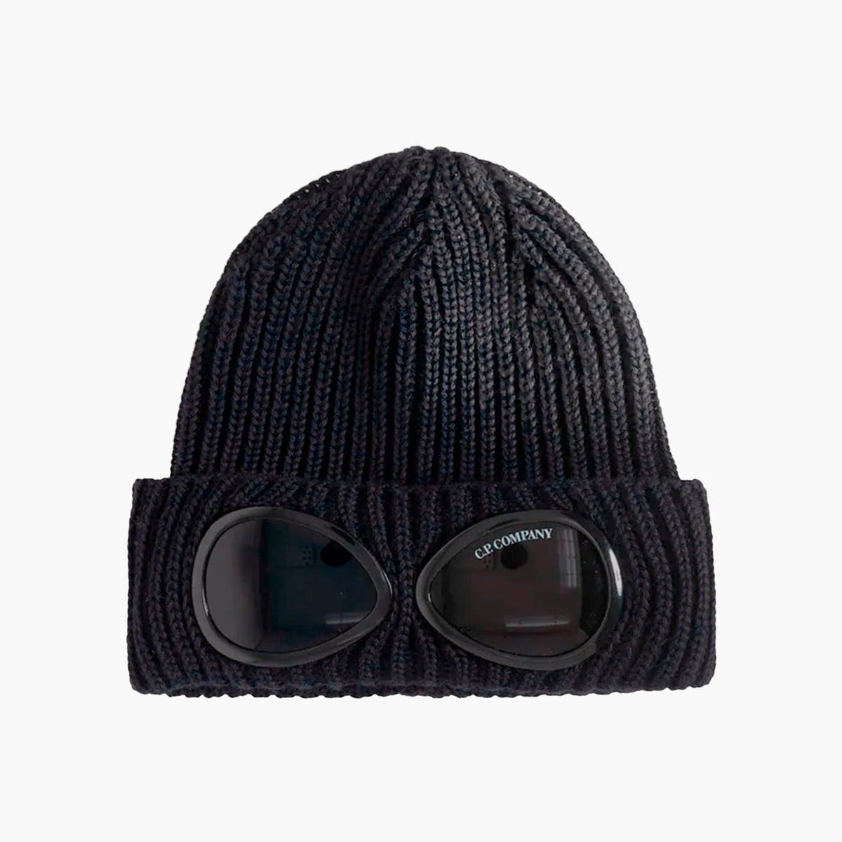 CP Company Bonnet Goggle Bleu Foncé