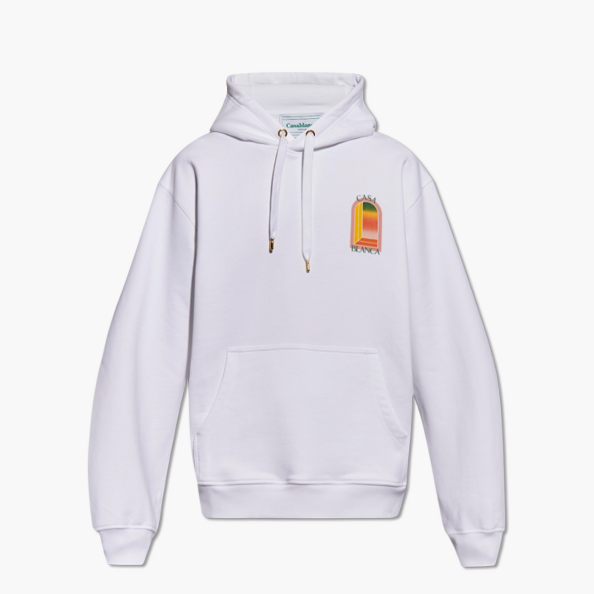Casablanca Hoodie - Gradient L'Arche - Blanc