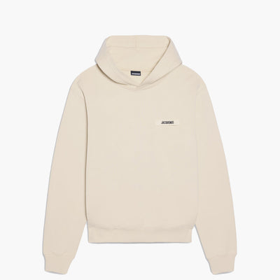 Jacquemus Pull Le Hoodie Gros Grain Beige