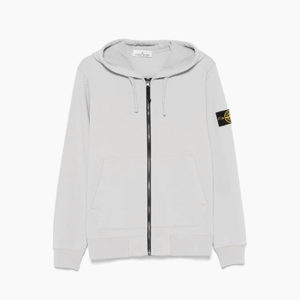 Stone Island Hoodie Zip Gris