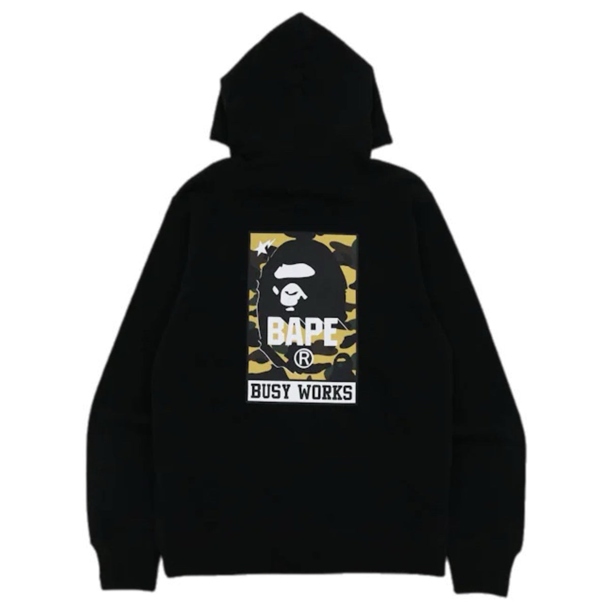 A Bathing Ape Bape Busy Works Hoodie Black 2021