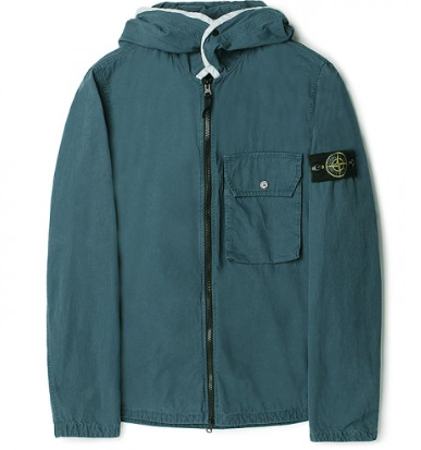 Stone Island BRUSHED COTTON GREEN STONE ISLAND