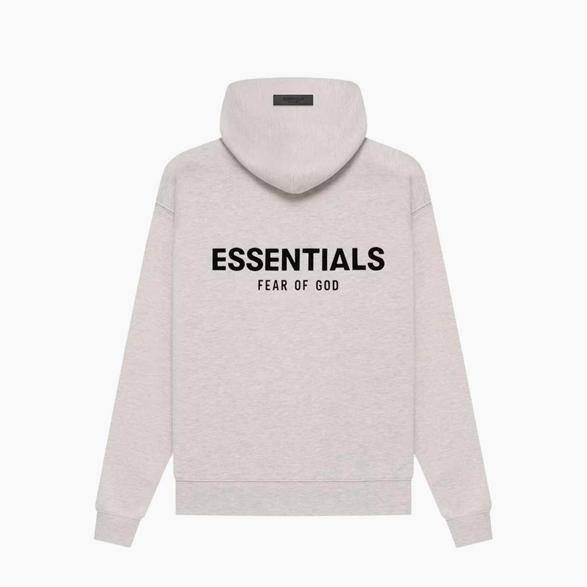 Essentials Fear Of God Hoodie Light Oatmeal Gris Clair