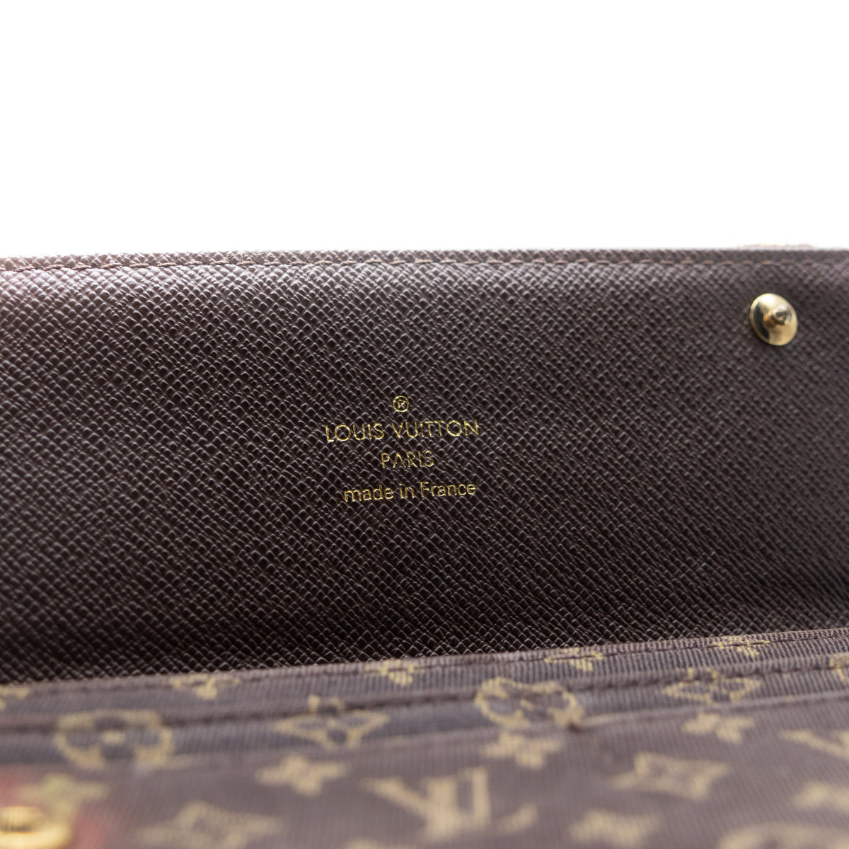 Louis Vuitton Portefeuille Mini Lin Monogram Marron