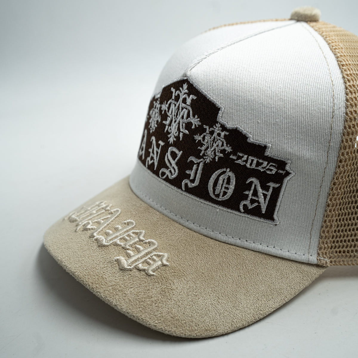 Mansion Arte Trucker Cream Mokka Cap