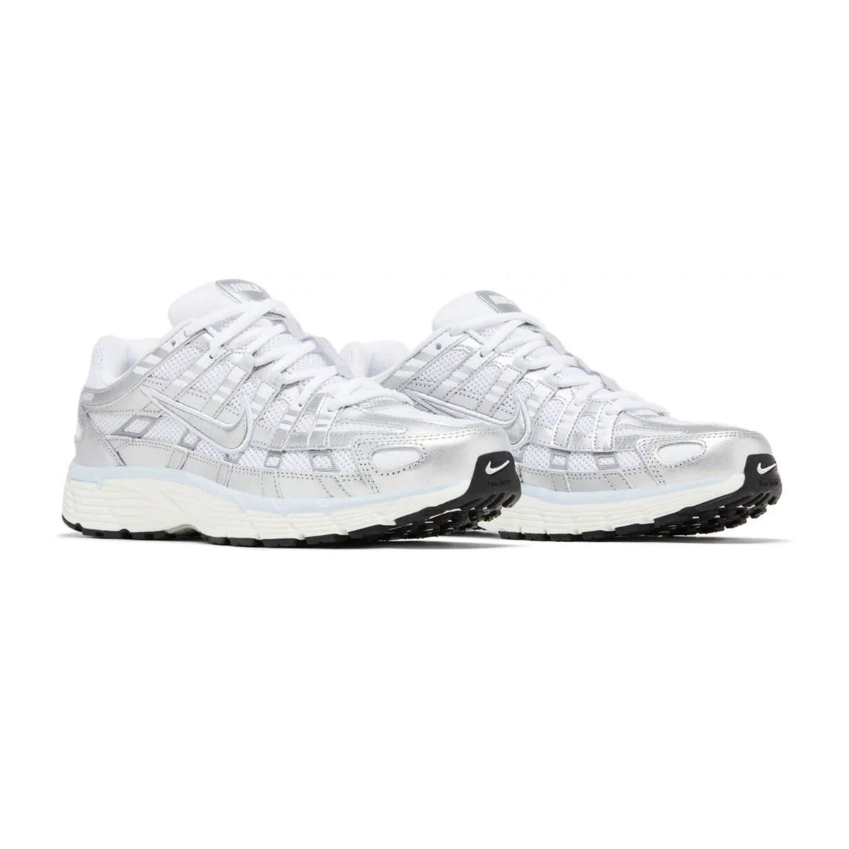 Nike P-6000 White Blue Tint Sail Metallic Silver