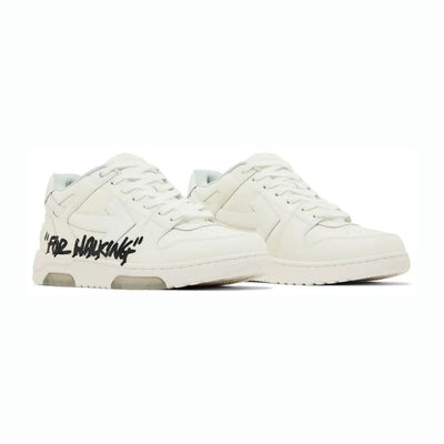 Off-White Out Of Office OOO Low Tops For Walking White Black