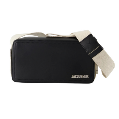 Sac Jacquemus Le Cuerda Noir Cuir Lisse