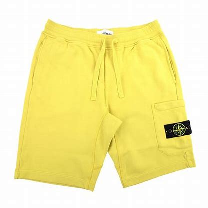 Stone Island Bermuda Shorts - Yellow