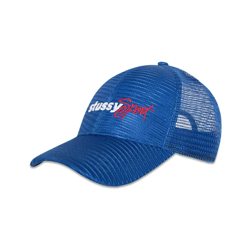 Stussy Casquette Sport Mesh Snapback Bleu