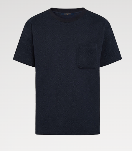 Louis Vuitton T-shirt - Monogram à poche 3D - Navy