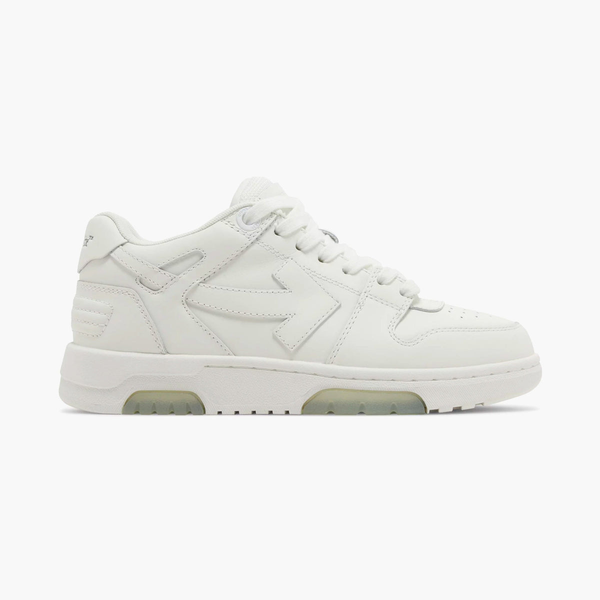 Off-White Out Of Office OOO Low Tops Leather White