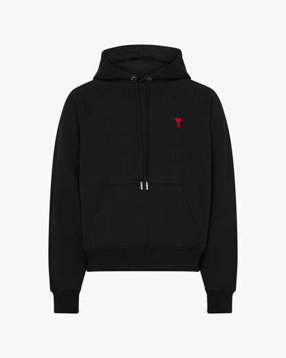 Ami Paris Hoodie Ami de Coeur Noir