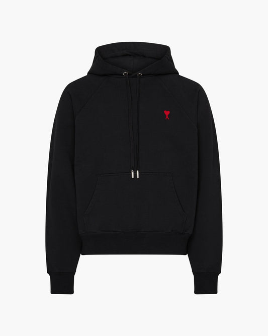 Ami Paris Hoodie Ami de Coeur Noir