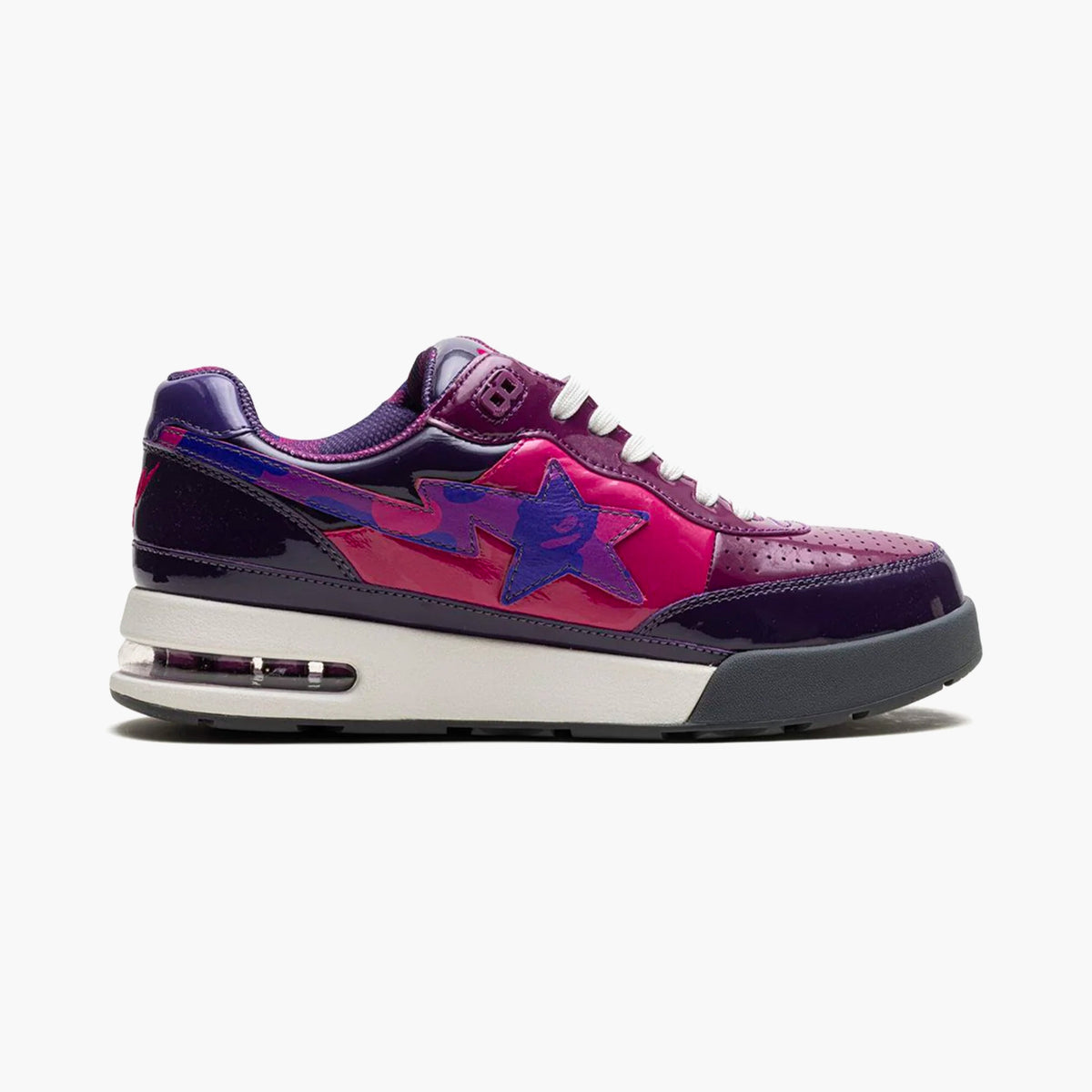 A Bathing Ape Bape Road Sta Patent Leather Purple (2022)