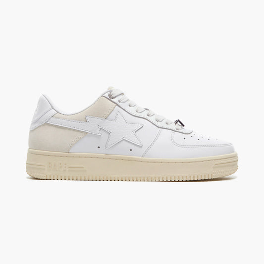 A Bathing Ape Bapesta Suede Heel White 2021