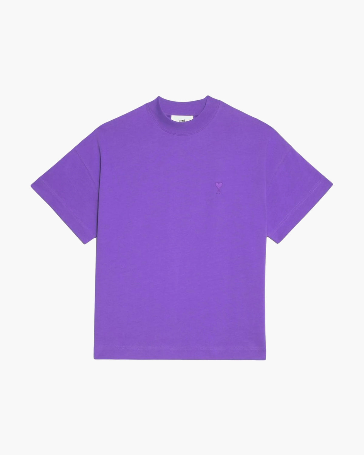 Ami Paris T-shirt Ami de Coeur Violet