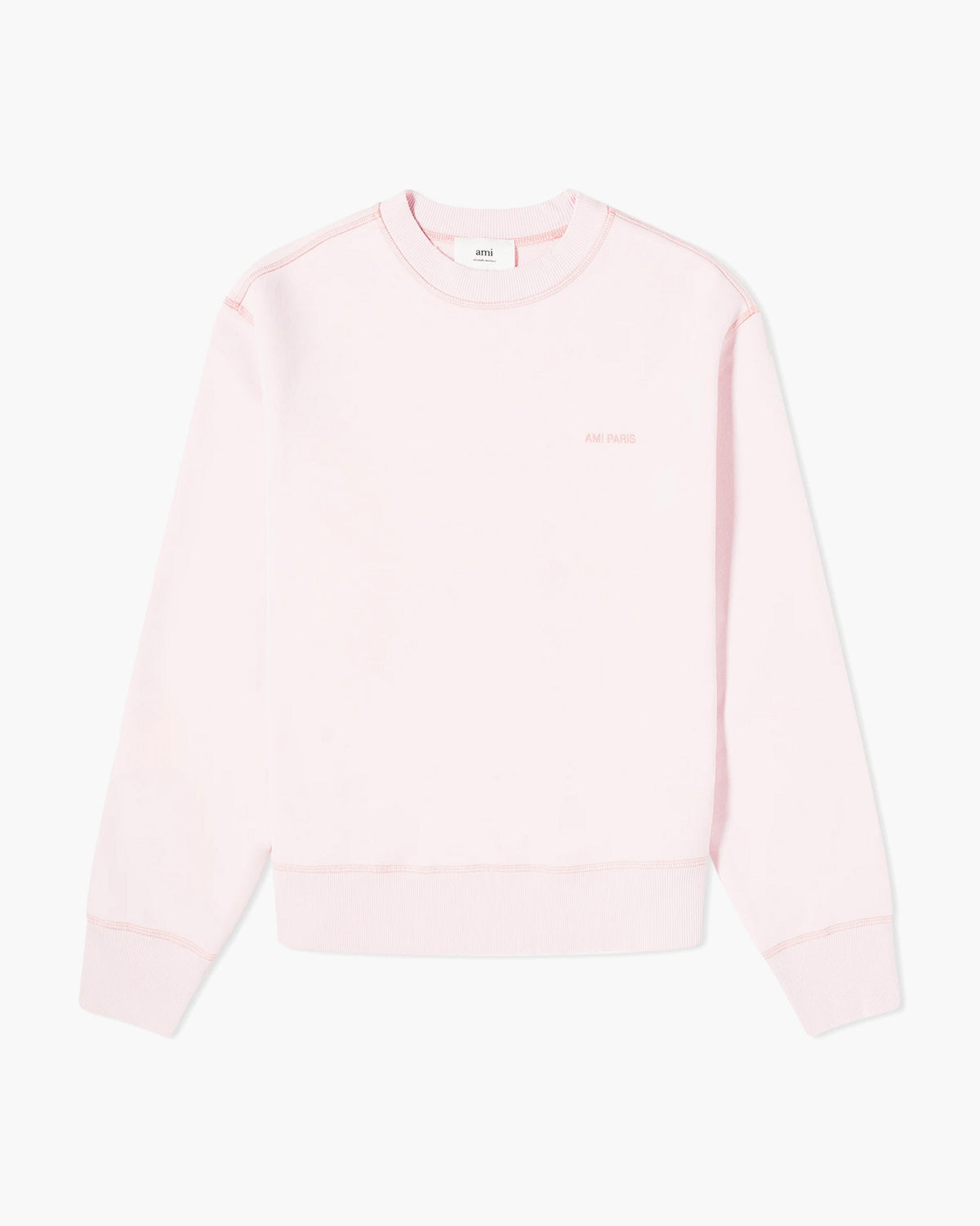 Ami Paris Pull Rose Clair