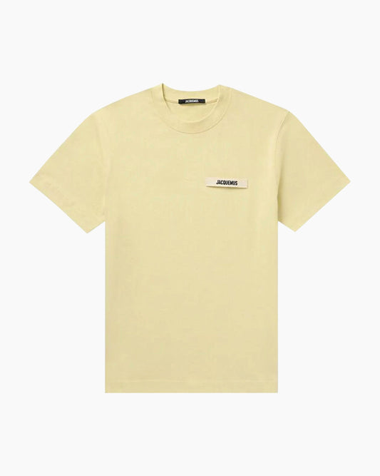Jacquemus Le T-shirt Gros Grain Jaune