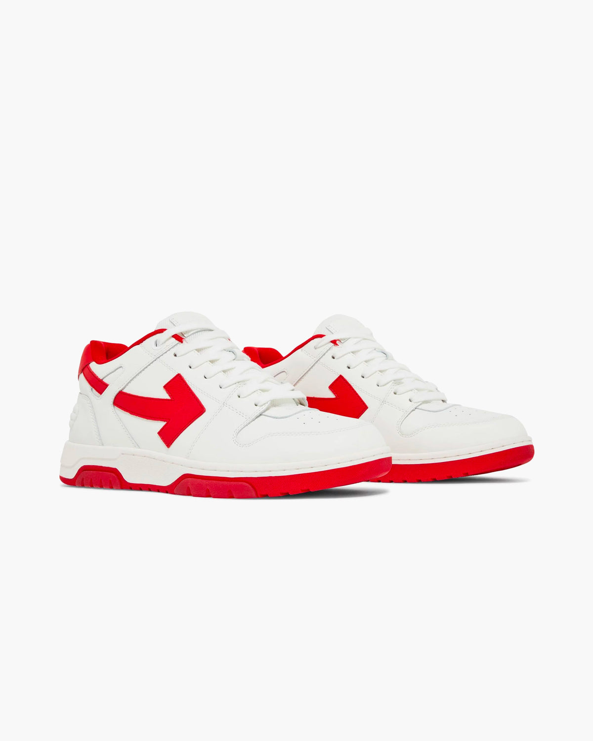 Off-White Out Of Office Low Tops White Red