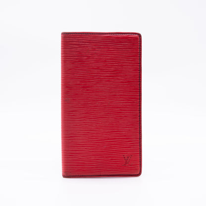 Louis Vuitton Porte Carte - Epi - Rouge