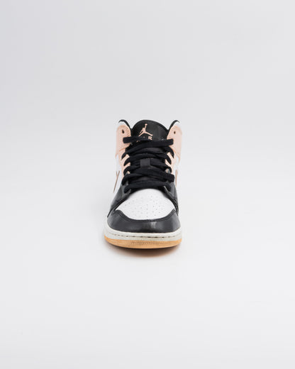 Air Jordan 1 Mid Arctic Orange Black Toe