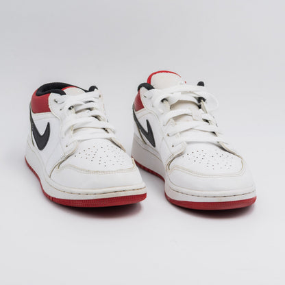 Air Jordan 1 Low Blanc Gym Rouge
