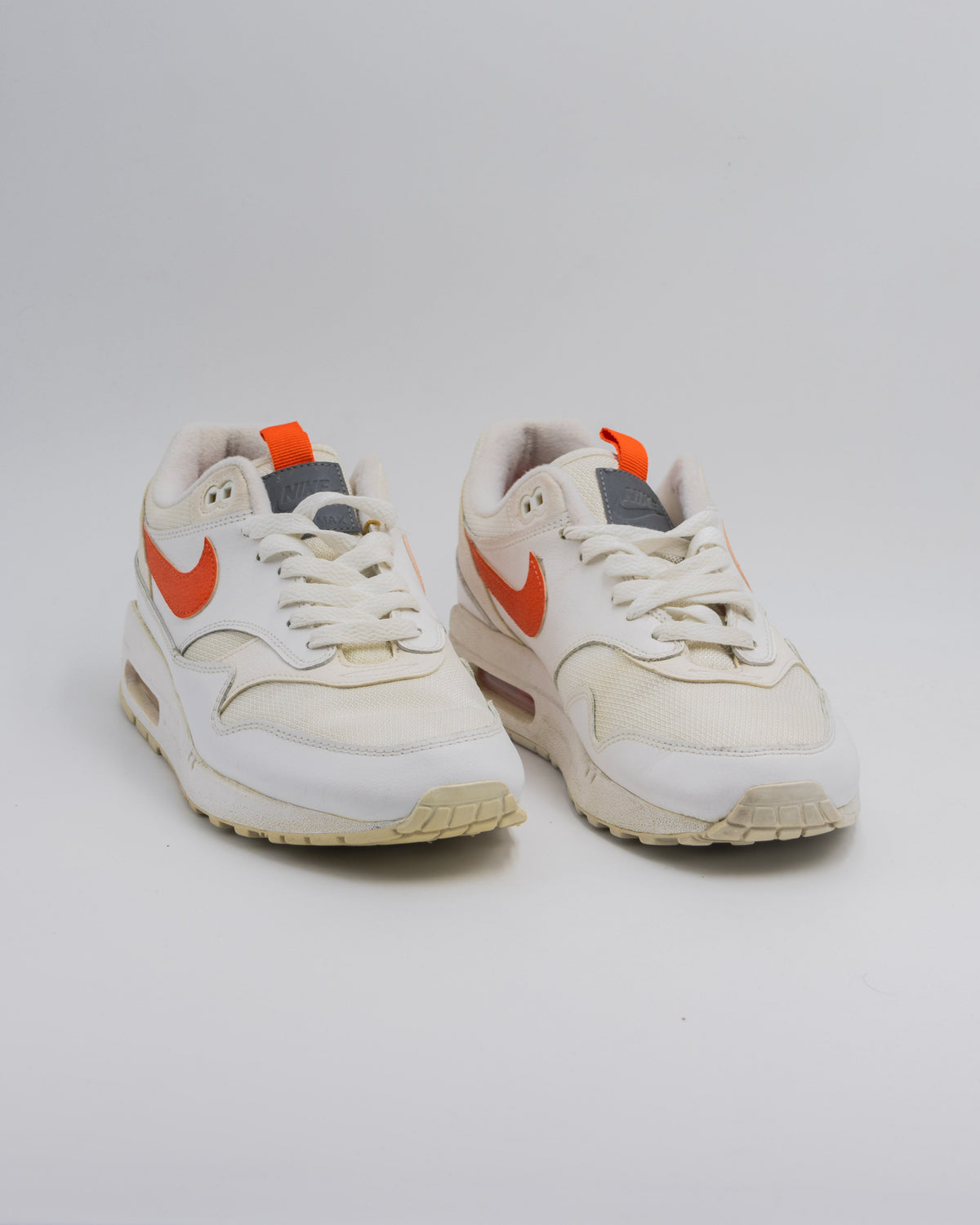 Air Max 1 Tongue Tab White Orange
