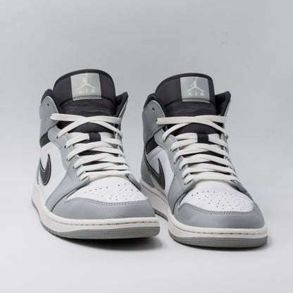 Air Jordan 1 Mid Light Smoke Grey Anthracite