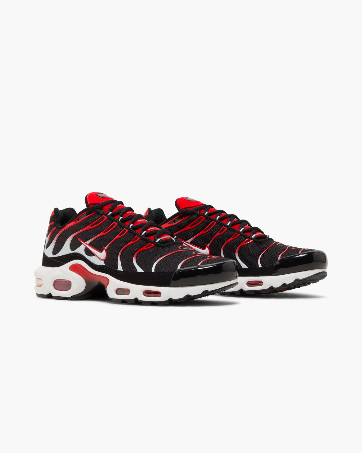 Air Max Plus Black University Red