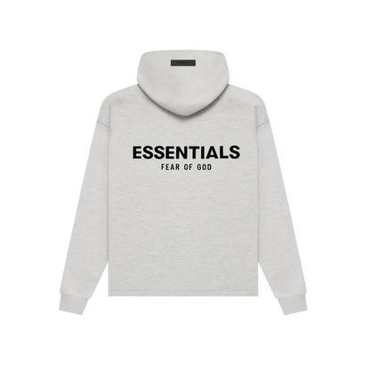 Essentials Hoodie Light Oatmeal Relaxed Gris Clair Fear Of God