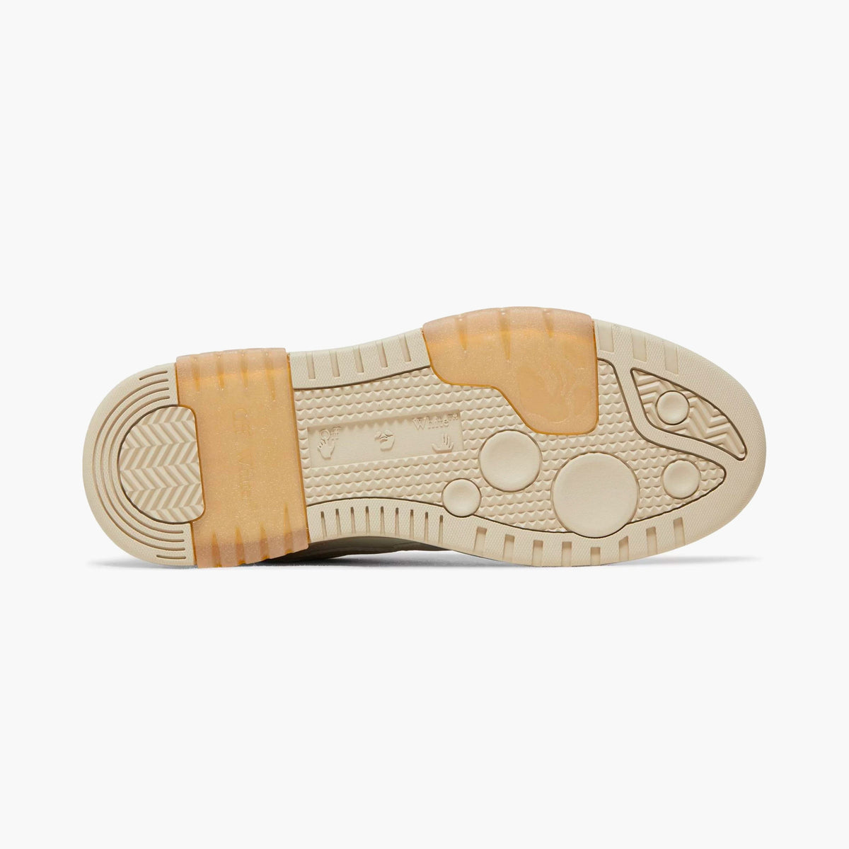 Off-White Cream`Out Of Office Calf Leather`