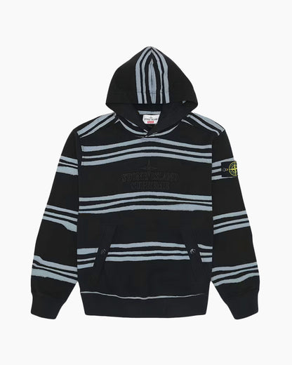 Stone Island - Supreme Warp Stripe - Black