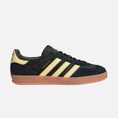 Adidas Gazelle Indoor Black Almost Yellow Gum