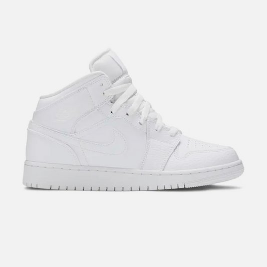 Air Jordan 1 Mid Triple White