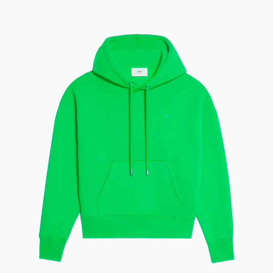 Ami Paris Hoodie Ami de Coeur Vert