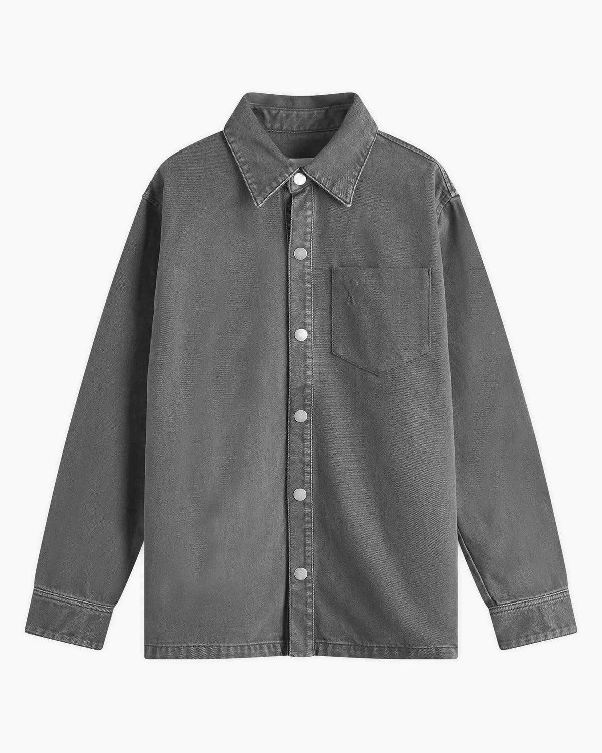 Ami Paris Surchemise Denim Noir