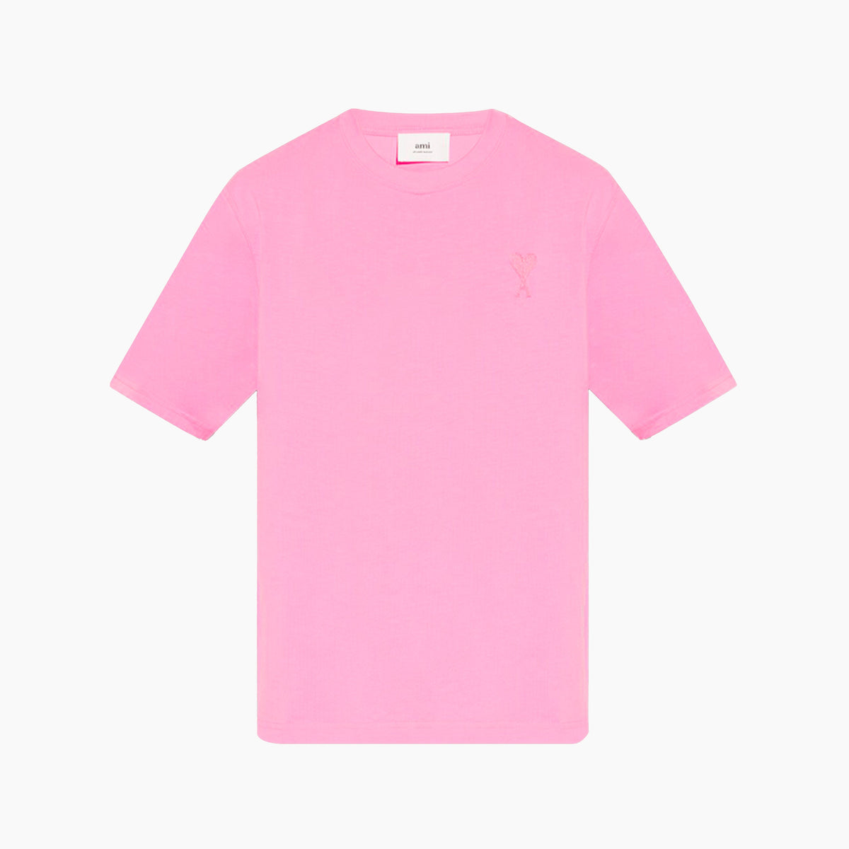 Ami Paris T-Shirt Ami de Coeur Rose