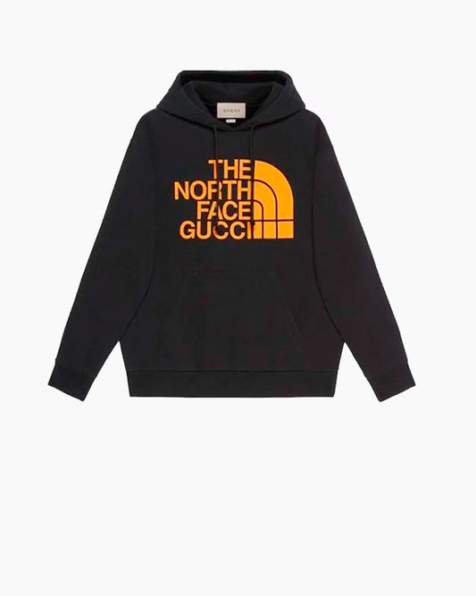 Hoodie - Gucci x The North Face Web Print - Black