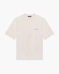 Balenciaga T-Shirt Back Logo Crème