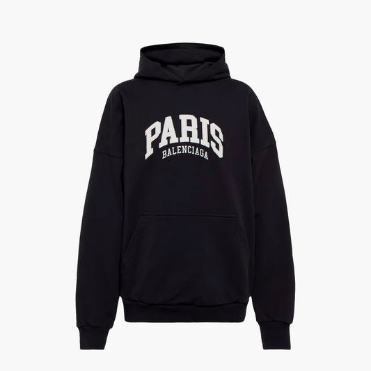 Balenciaga Hoodie Cities Paris Noir