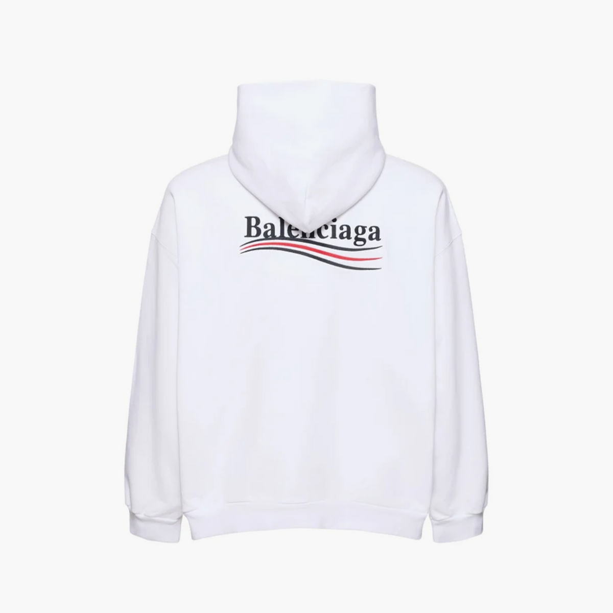 Balenciaga Hoodie Political Campaign Blanc