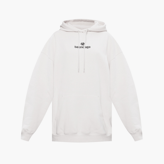 Balenciaga Hoodie Sponsor Blanc