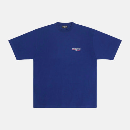 Balenciaga Political Campagn Blue Tee