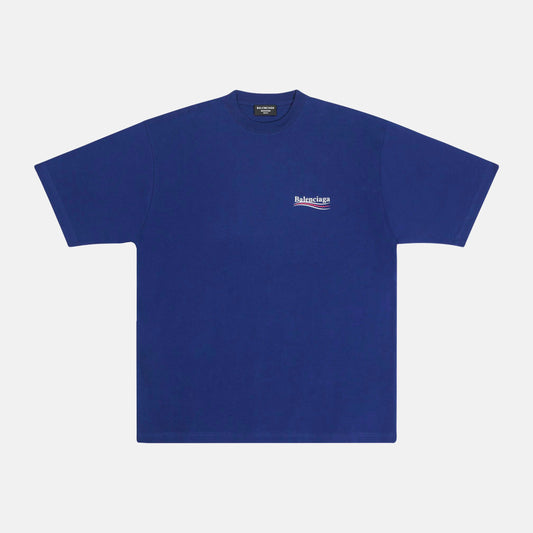 Balenciaga Political Campagn Blue Tee